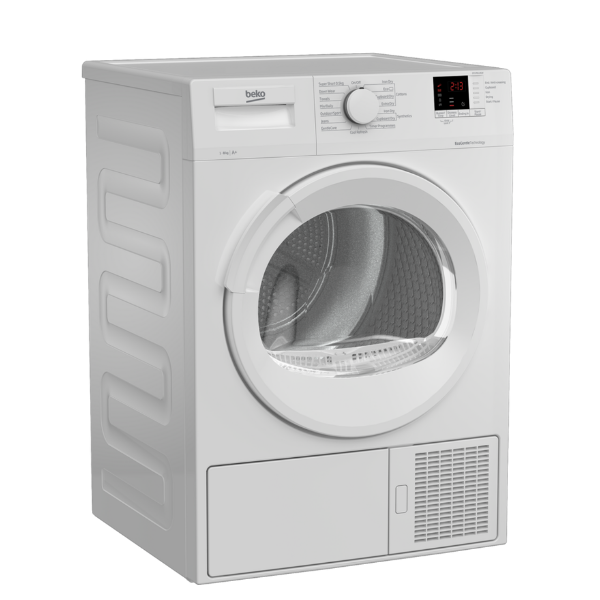 Beko DTLP81141W 8kg Heat Pump Tumble Dryer Side