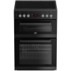 Beko EDC634K 60cm Double Oven Electric Cooker with Ceramic Hob_main