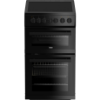 Beko EDVC503B 50cm Electric Double Oven with Ceramic Hob - Black_main