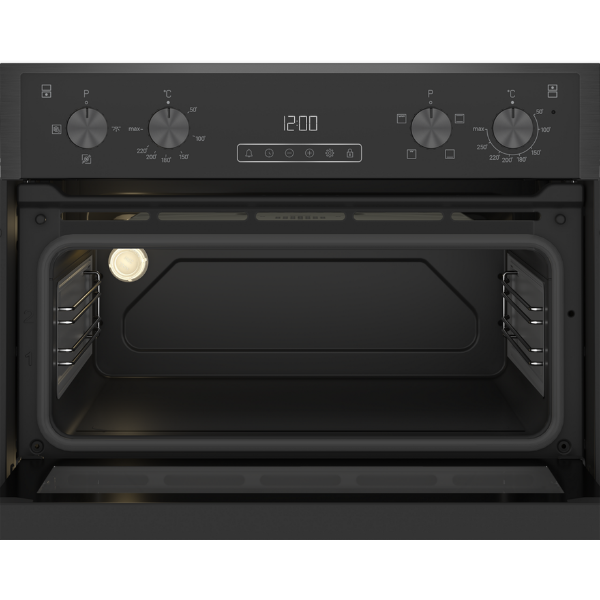 Blomberg RODN9202DX 59.4cm Built In Electric Double Oven - Dark Steel_inner