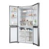 Haier HCR3818ENMM 83.3cm Total No Frost Multi Door Fridge Freezer - Inox_opensideright