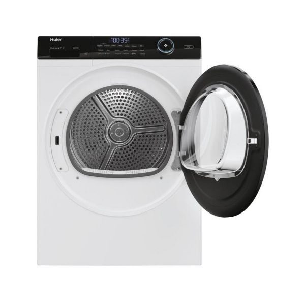 Haier HD90-A3959 9kg Heat Pump Tumble Dryer - White_open