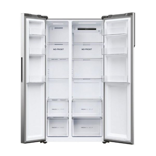 Haier HSR5918DNMP 90.5cm Total No Frost Fridge Freezer - Pt. Inox_emptyinner