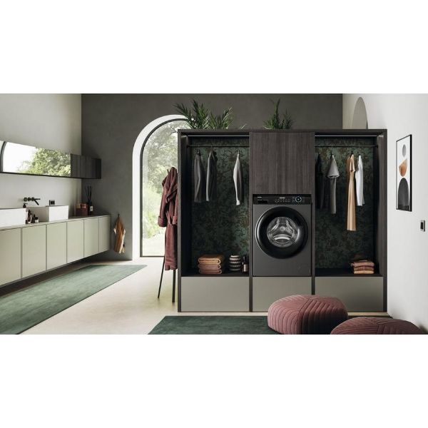 Haier HW100-B14939S8 10kg 1400 Spin Washing Machine - Graphite_room1