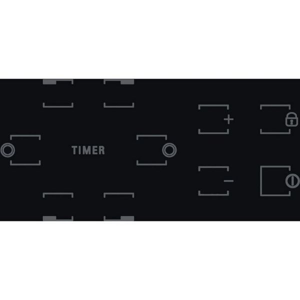 Hotpoint HR724BH 77cm Ceramic Hob - Black_timer
