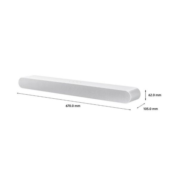 Samsung HW_S61BXU 5.0ch Soundbar - White_side
