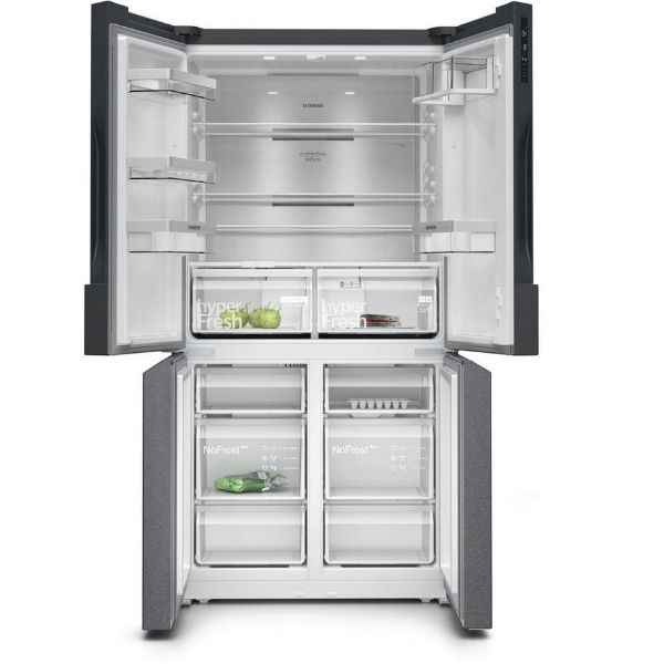 Siemens KF96NAXEAG IQ500Multi Door American Style Fridge Freezer_open