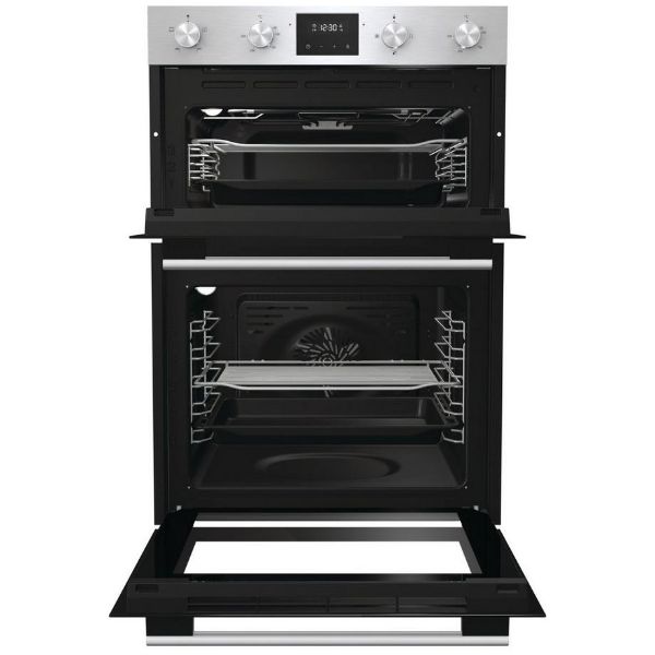 Hisense BID95211XUK 59.4cm Built In Electric Double Oven - Stainless Steel_open