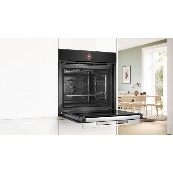 Bosch HBG7741B1B 59.4cm Built In Electric Single Oven - Black_view