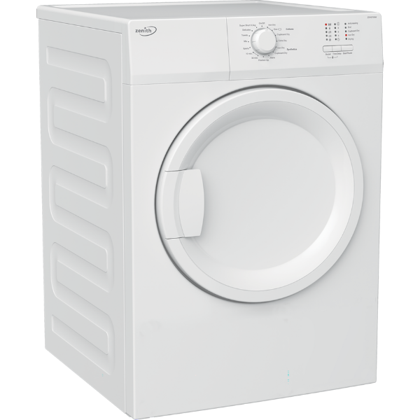 Zenith ZDVS700W 7kg Vented Tumble Dryer - White_side