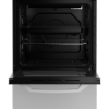 Zenith ZE501W 50cm Gas Single Oven with Gas Hob - White_open