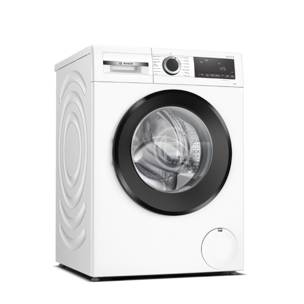 Bosch WGG04409GB 9kg 1400 Spin Washing Machine in White_side