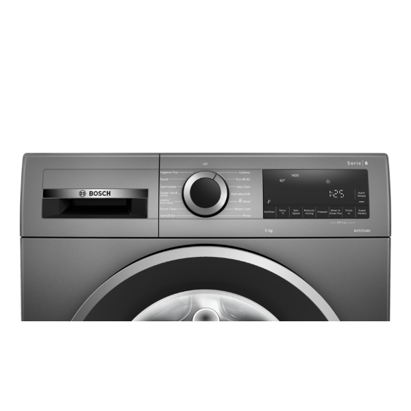 Bosch WGG2449RGB Series 6 9kg 1400 Spin Washing Machine - Cast Iron Grey_control