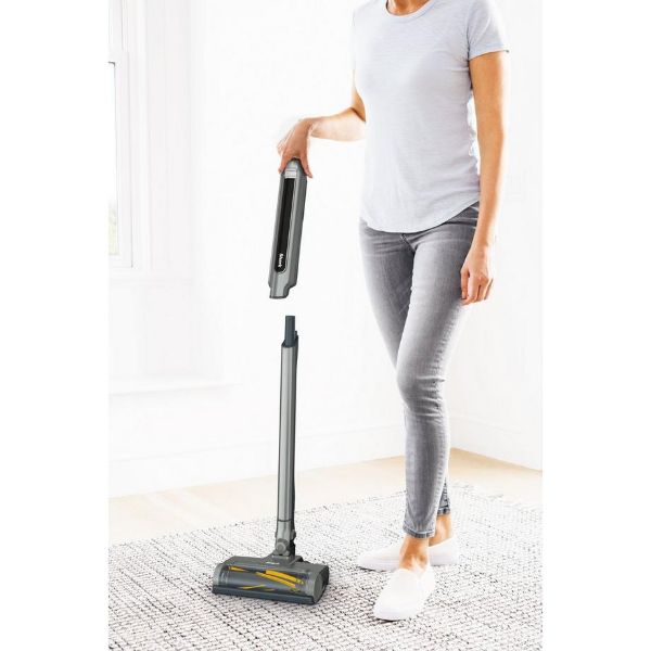 Shark WV361UK Cordless Vacuum Cleaner with Anti Hair Wrap Technology - Run Time 16 Mintues - Steel Grey_look