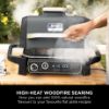 Ninja XSKGRIDPLTEUK Woodfire Electric BBQ Flat Plate - Black_control