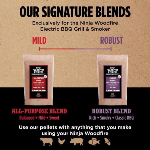 Ninja XSKOGRBLPL2UK Woodfire Pellets, Robust 900g_info