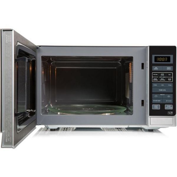 Sharp R372SLM 25 Litre Solo Microwave - Silver_open