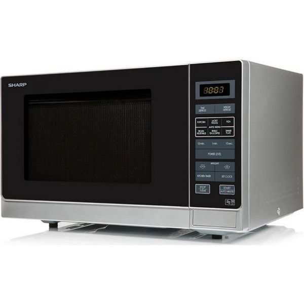 Sharp R372SLM 25 Litre Solo Microwave - Silver_main