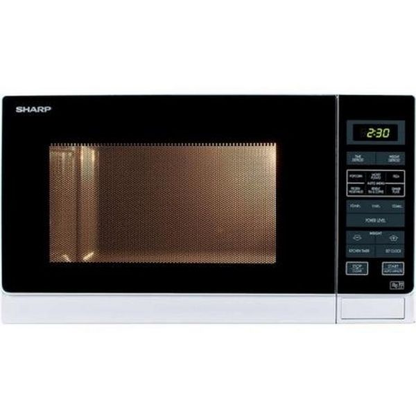 Sharp R372WM 25 Litre Solo Microwave - White_main