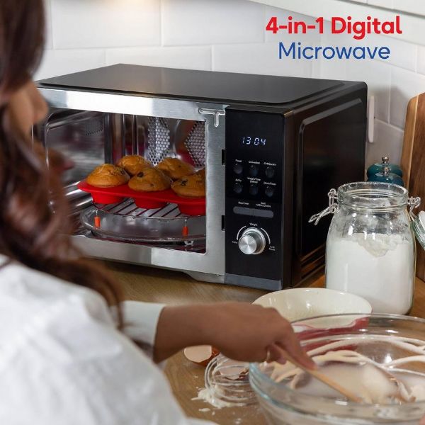 Russell Hobbs RHMAF2508B 25 Litres Combination Air Fryer Microwave - Black_view