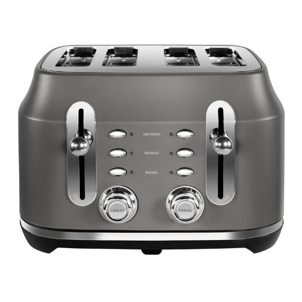 Rangemaster RMCL4S201GY 4 Slice Toaster - Matte Slate Grey_main