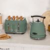 Rangemaster RMCL4S201MG 4 Slice Toaster - Mineral Green_view