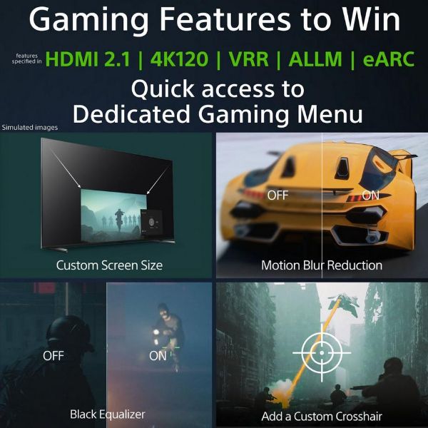 Sony XR65A95LU 65"4K UHD HDR Google Smart TV_game
