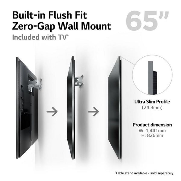 LG OLED65G36LA_AEK 65" 4K Smart OLED TV_fit
