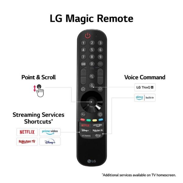 LG OLED65G36LA_AEK 65" 4K Smart OLED TV_remote