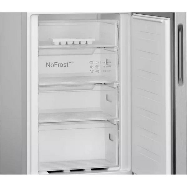 Bosch KGN27NLEAG 55cm 50/50 Frost Free Fridge Freezer - Silver_frost
