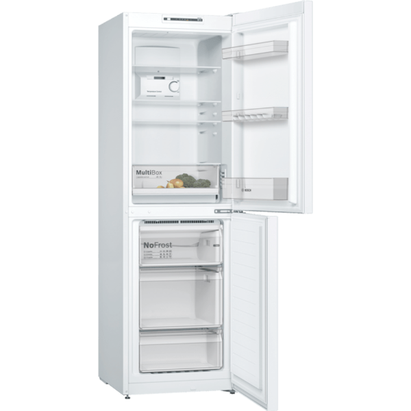 Bosch KGN34NWEAG 60cm50/50 Frost Free Fridge Freezer - White_open
