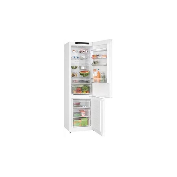 Bosch KGN392WDFG 60cm 70/30 Total No Frost Fridge Freezer - White_open