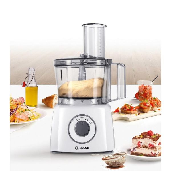 Bosch MCM3100WGB MultiTalent 3 2.3 Litre Compact 700W Food Processor - White_view