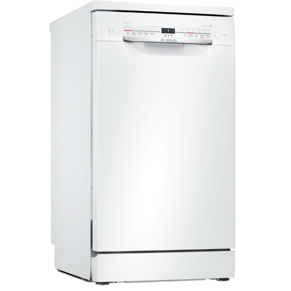 Bosch SPS2IKW04G Slimline Dishwasher - White - 9 Place Settings_main