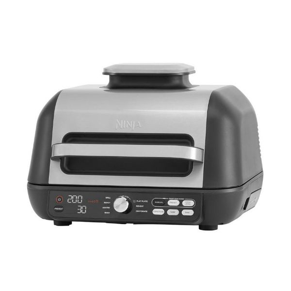 Ninja AG651UK Foodi MAX PRO Health Grill Flat Plate & Air Fryer - Black_main