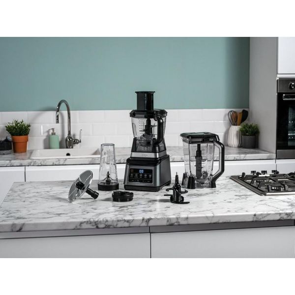 Ninja BN800UK 3-in-1 Blender and Food Processor with Auto IQ - Black/Silver_view