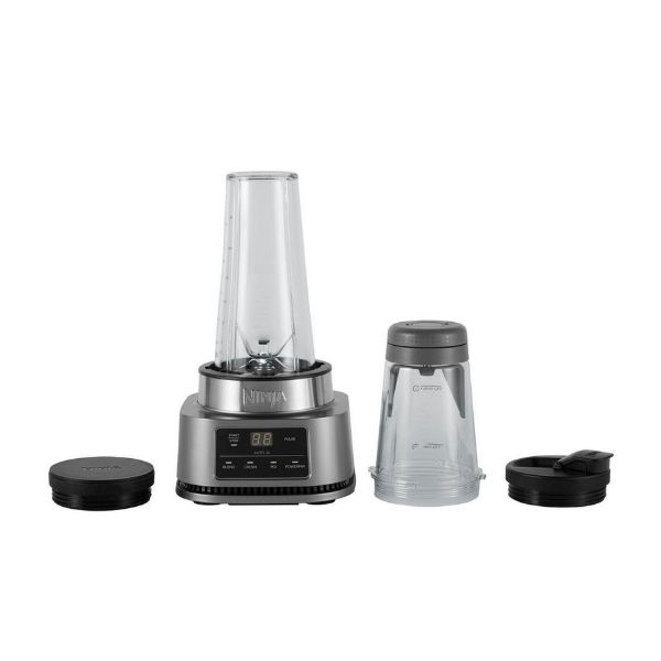 Ninja CB100UK 2-in-1 Foodi Power Nutri Blender with Auto-iQ- Silver_view
