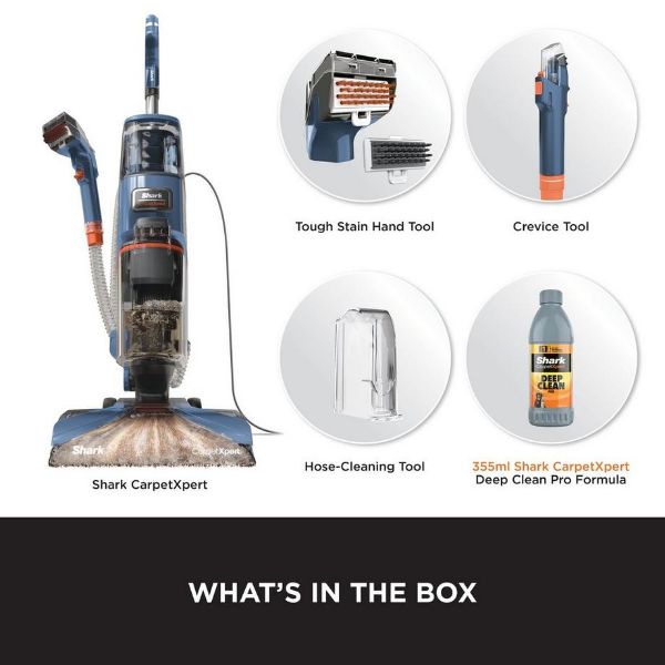 Shark EX150UK CarpetXpert Deep Carpet Cleaner_box