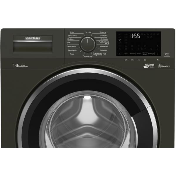 Blomberg LWF184620G 8kg 1400 Spin Washing Machine - Graphite_top