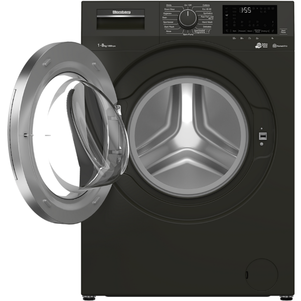 Blomberg LWF184620G 8kg 1400 Spin Washing Machine - Graphite_open