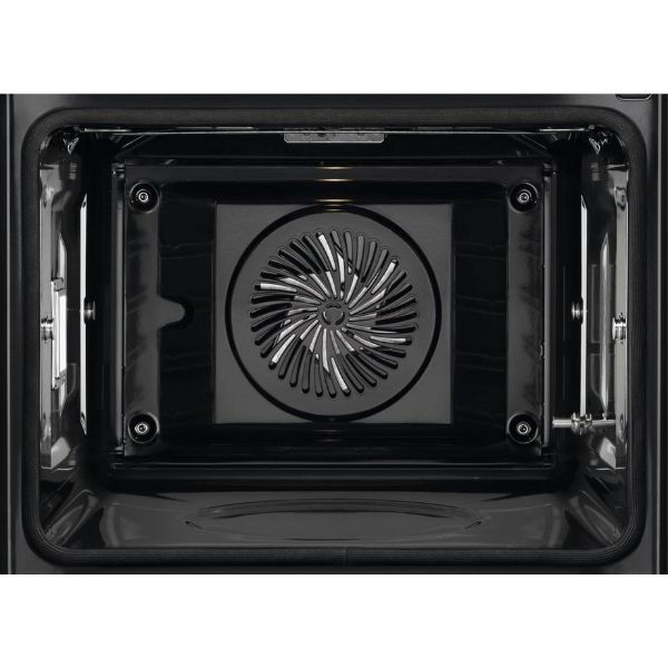 AEG BPE742380M 59.5cm Built In Electric Single Oven - Anti-Fingerprint stainless steel_open
