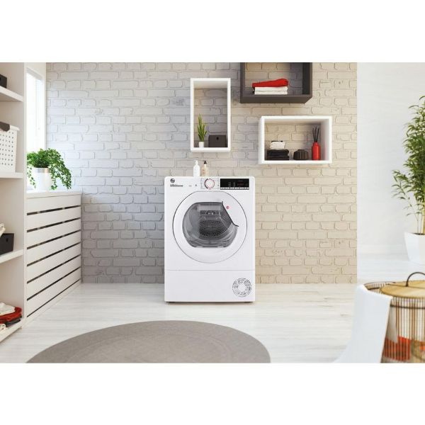 Hoover HLEH8A2TE 8kg Heat Pump Tumble Dryer - White_view