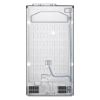 LG GSLV71PZTD 91.3cm Frost Free American Style Fridge Freezer - Shiny Steel_back