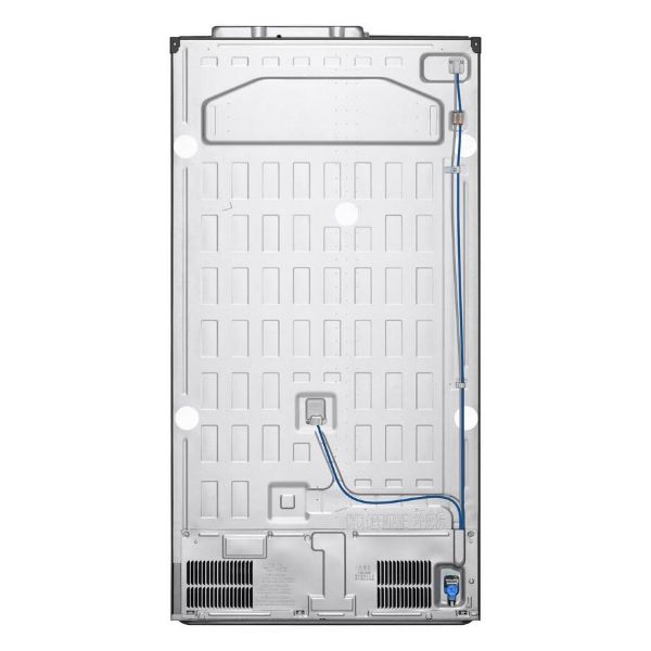 LG GSLV91MBAC 91.3cm Frost Free American Style Fridge Freezer - Metal Sorbet_back