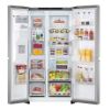 LG GSLV91MBAC 91.3cm Frost Free American Style Fridge Freezer - Metal Sorbet_open