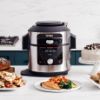 ONinja OL750UK 7.5L 15-In-1 One Lid Multi Cooker & probe - Black / Stainless Steel_mainL750UK_view
