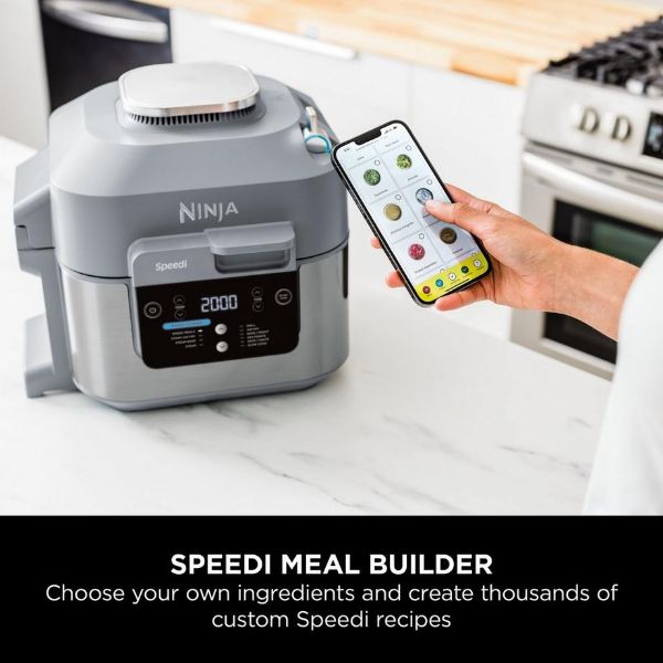 Ninja ON400UK Speedi 10-in-1 Rapid Cooker & Air Fryer - Grey_speedi