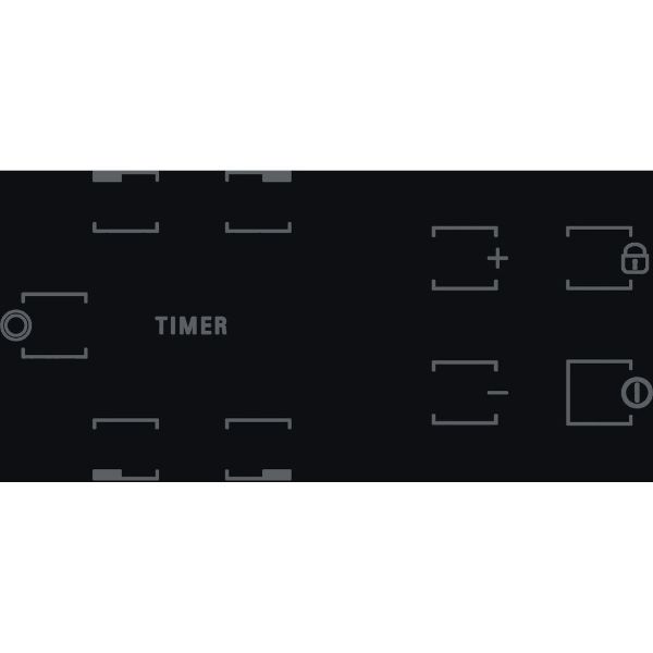 Hotpoint HR612CH 58cm Ceramic Hob - Black_control