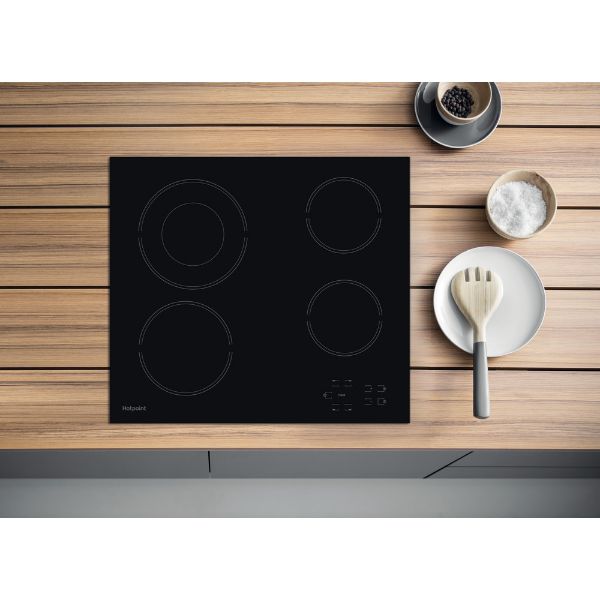 Hotpoint HR612CH 58cm Ceramic Hob - Black_main