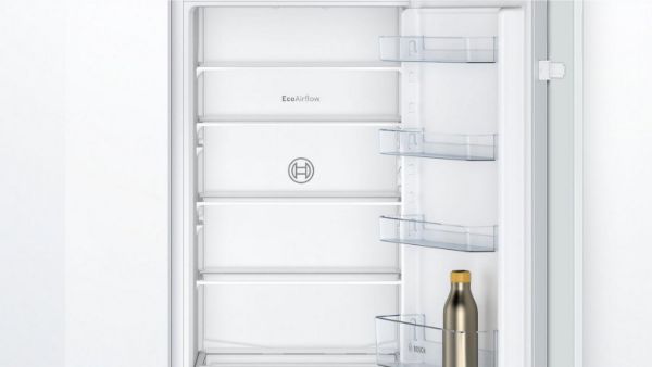 Bosch KIV87NSF0G 54.1cm 70/30 Low Frost Integrated Fridge Freezer_open